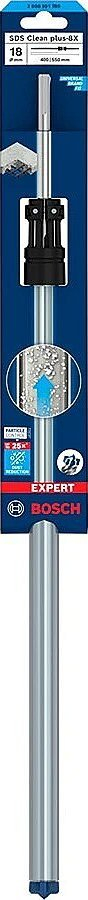Freza betoni Bosch EXPERT SDS Clean Plus-8X, heqje e zgjuar pluhuri