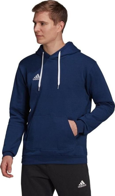 Bluzë me kapuç Adidas Entrada 22 H57513, për burra, navy blue