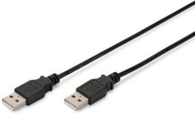 Kabllo USB Digitus USB-A në USB-A AK-300101-050-S, 5m, e zezë