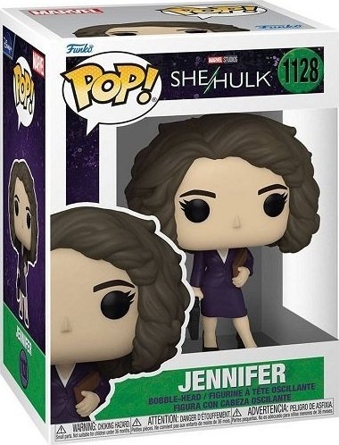 Figurë koleksionuese Funko POP Marvel She Hulk Jennifer, bobblehead, vinyl, shumëngjyrëshe