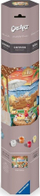 Set pikturimi Ravensburger CreArt Cozy Cabana, pikturë me numra, kanavacë 40 x 30 cm, shumëngjyrësh