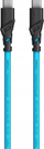 Kabllo USB C në USB C Mathorn MTC-210, 2m, 100W, blu Arctic