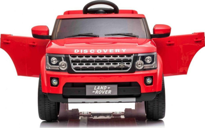 Makine elektrike per femije Ramiz Land Rover Discovery, telekomande, targe dekorative, e kuqe