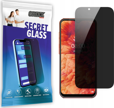 Xham mbrojtës privatësie Grizz SecretGlass për Ulefone Note 8p, xham qeramik për ekran