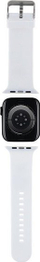 Ремче за часовник Karl Lagerfeld Karl Head NFT за Apple Watch, 38/40mm, силикон, бело