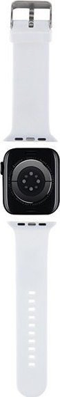 Ремче за часовник Karl Lagerfeld Karl Head NFT за Apple Watch, 38/40mm, силикон, бело