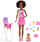 Set lojërash Barbie Skipper Babysitters Inc, kukull Skipper dhe bebe, karrige e lartë, shumëngjyrëshe