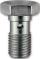 Bulon banjo HEL Single, 3/8" x 24 UNF -3 JIC, metalik