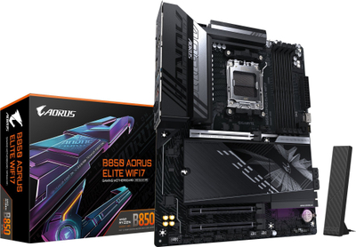 Pllakë amë Gigabyte B850 AORUS ELITE, DDR5, Wi-Fi 7, ATX