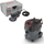 Set fshesë industriale Menzer VCL 530 PRO dhe lëmues ETS 150 5.0, 350W, depo 30L, i kuq