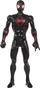 Figurë Marvel Spider-Man Titan Hero Series Miles Morales, 30 cm, për kalamaj 4+, e zezë me të kuqe