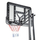 Kosh basketbolli NILS ZDK021, lartësi e rregullueshme, për jashtë, gri e zezë