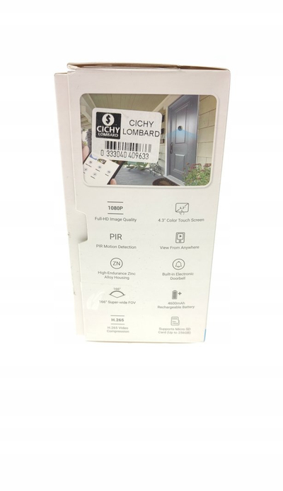 Vizor dere elektronik Ezviz CP4, 2MP, Wi-Fi, argjendtë