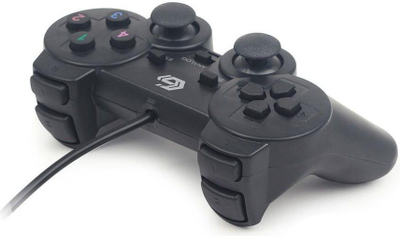 Kontroller Gembird Dual Vibration, me kabllo, i zi