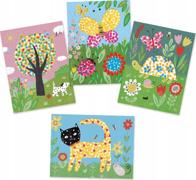 Set ngjyrosje me pika DJECO Sensory Exploration, set fillestar, për fëmijë 18 muaj+