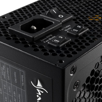 Furnizues energjie Sharkoon SilentStorm Cool Zero 850W, 80 Plus Gold, modular, i zi