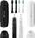 Сонична четка за заби TrueLife SonicBrush Compact Duo, сет 2 рачки, 4 заменливи глави, црна и бела