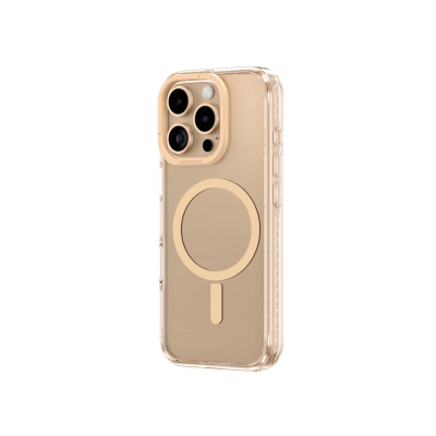 Футрола за телефон Amazingthing Titan Pro Mag за iPhone 16 Pro, магнетна, прстен MagSafe, розе златна