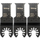 Tehe sharruese vibruese YATO YT-34684, set 3 copë, bi-metal, të zeza
