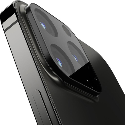 Mbrojtëse kamere Spigen GlasTR Optik për iPhone 13 Pro dhe 13 Pro Max, xham i fortë i temperuar, 2 copë, e zezë