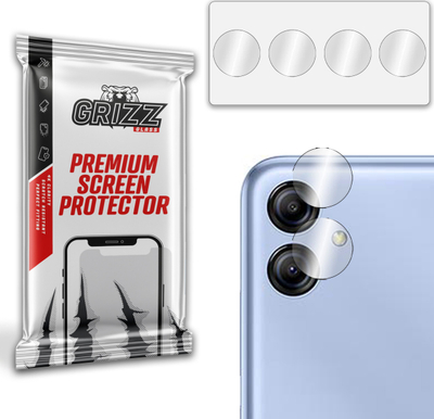 Mbrojtës kamere GrizzGlass HybridGlass për Samsung Galaxy A04e, 2 copa, transparent