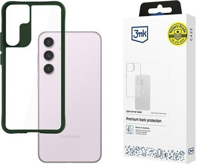 Mbulesë telefoni 3mk Satin Armor Case+ për Samsung Galaxy S24, jeshile