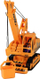 Lodër eskavator me telekomandë Leantoys Crawler Crane, shkallë 1:18, R/C, portokalli