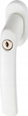 Рачка за прозор ABUS FG200 W SB, со бравa со клуч, заштита од кражба, бела