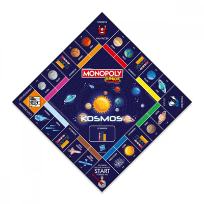 Lojë me shoqni Winning Moves Monopoly Junior, për kalamaj, shumëngjyrëshe