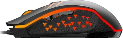 Играќки глушец Havit MS1027, 2400DPI, виножито LED, црн