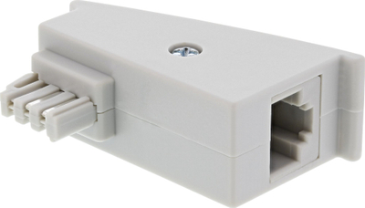 Adapter DSL InLine TAE F, RJ45 8P2C, gri