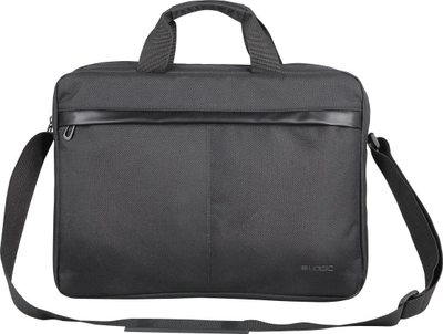 Çantë laptopi Logic Concept, 15.6", xhep jashtë, e zezë