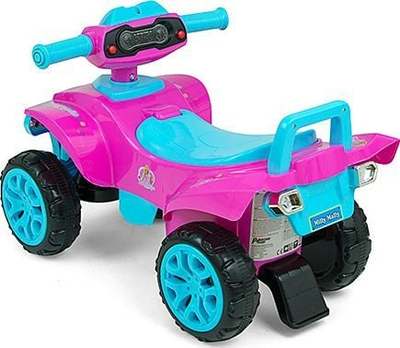 Makinë lodër ride-on Milly Mally Monster, 4 rrota, plastike, rozë blu