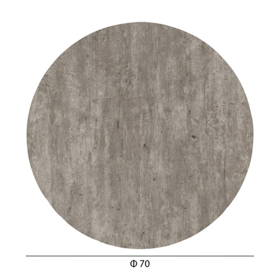 Plano tavoline HPL HM5842.37, rrumbullakët 70cm, concrete