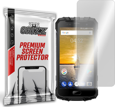 Xham mbrojtës hibrid GrizzGlass për Ulefone Armor 2, me transparencë të lartë