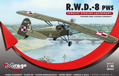Model avioni Mirage R.W.D. 8 PWS 485002, set për montim