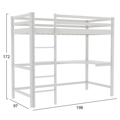 Set kopshti 3-pjesësh Allegra (HM10477), bardhë