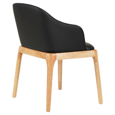Karrige ngrënieje Furlan 54,5x58x78Hcm (HM9949.01), zezë