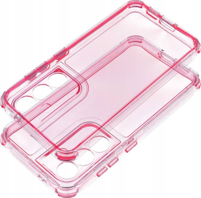 Maskë telefoni Matrix Clear për Xiaomi Redmi Note 13 5G, transparente, e butë, rozë e hapur