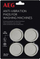 Pads antivibrim për lavatriçe AEG A4WZPA02, set 4 copë, diametër 4.5 cm, gri
