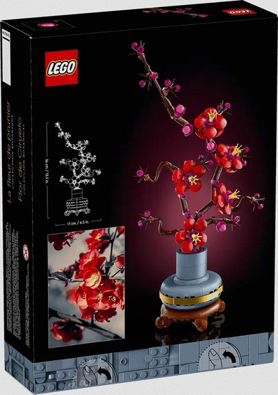 Set LEGO Icons Plum Blossoms 10369, dekor lulesh, për të rritur