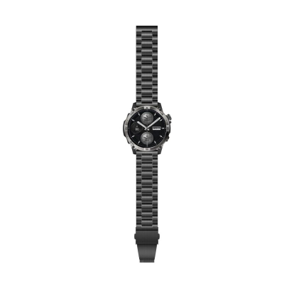 Smartwatch për burra Gravity GT46-1, ekran 1.43" AMOLED, Bluetooth, i zi