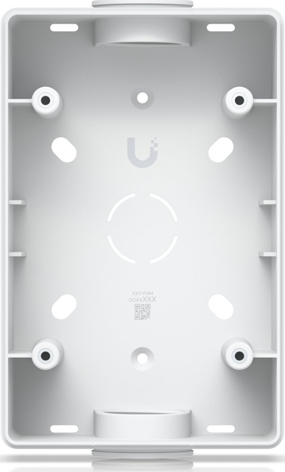 Kuti montimi Ubiquiti UA-JB, për lexues UniFi Access, montim sipërfaqe, e bardhë