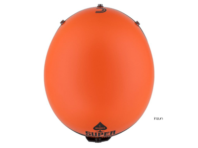 Helmetë moto CASSIDA Eso Super Hooligan, fibër xhami, ECE 22.06, e zezë portokalli pearl