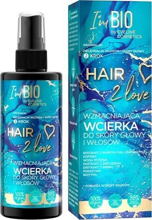 Tonik flokësh Eveline I'm Bio Hair 2 Love, për flokë t’lodhur e t’stresum, 150 ml
