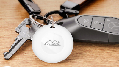 Bluetooth наоѓач Mili Lifemate LifeTag HD-P16-3, GPS локатор, за iOS, бел
