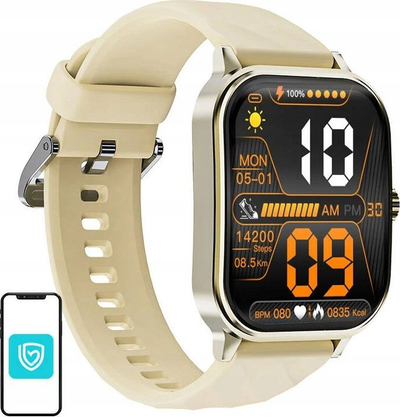 Ora e zgjuar BlitzWolf BW HL5, Bluetooth 5.3, IP67, ngjyrë gold