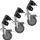 Rrota stativi Jinbei JB11-036C, set 3 copë, diametër 75mm, gri