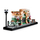 Set ndërtimi LEGO Icons French Café 10362, model dekorativ, për të rritur, shumëngjyrësh