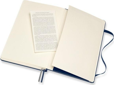 Fletore Moleskine Classic Expanded, A5 13 x 21 cm, 400 faqe, blu safir